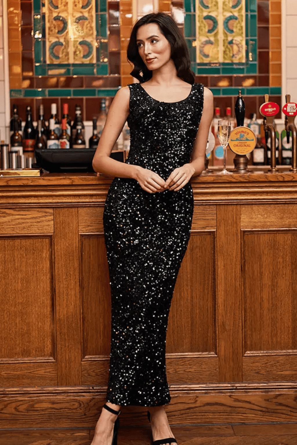 angel-eye-navy-velvet-sequin-midi-sleeveless-dress