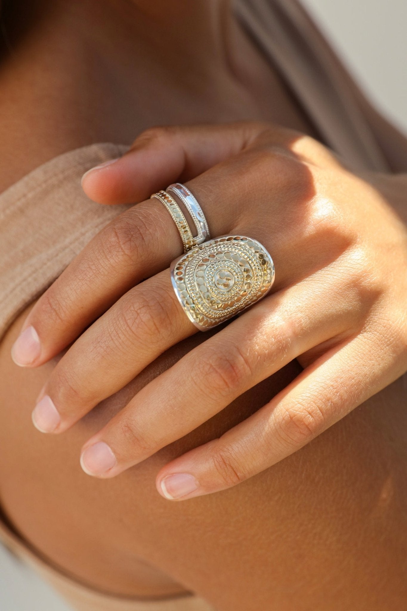 Anna Beck Beaded Saddle Ring - Mixed - Dotique - Anna Beck
