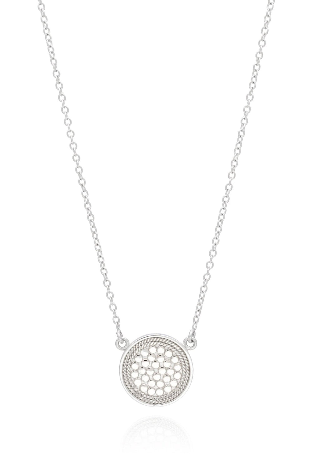 Anna Beck Classic Disc Reversible Necklace 16" - 18" - Gold & Silver (0011N - TWT) - Dotique - Anna Beck