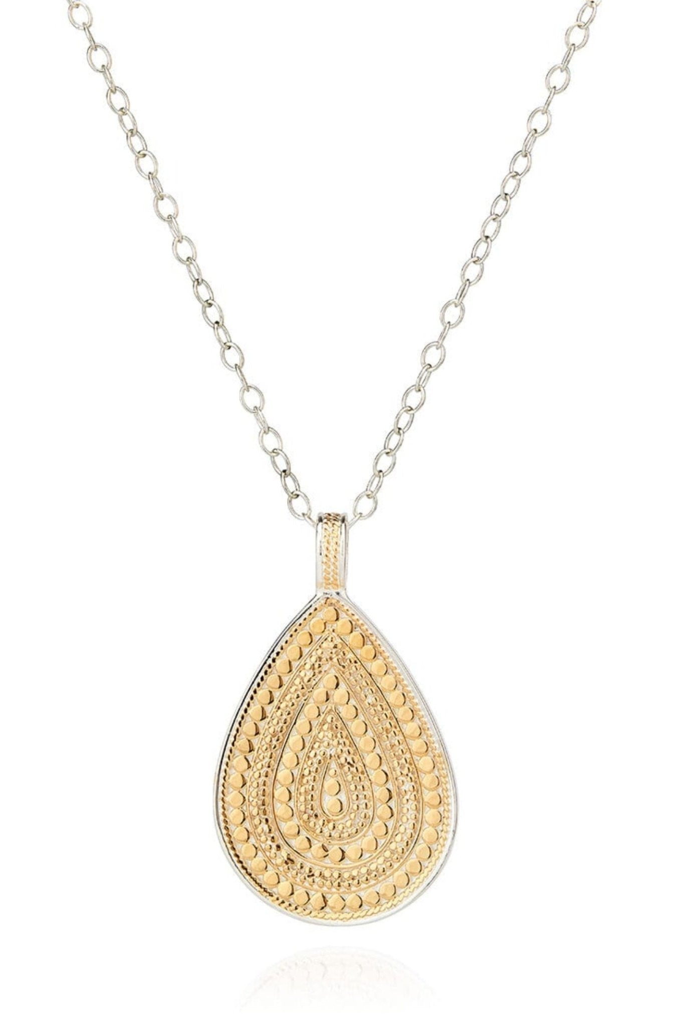 Anna Beck Classic Large Teardrop Pendant Necklace 30" (4300N TWT) - Dotique - Anna Beck
