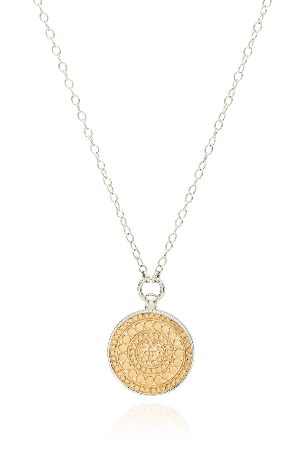 Anna Beck Classic Medium Reversible Disc Pendant 18" - 20" (NK10264 TWT) - Dotique - Anna Beck