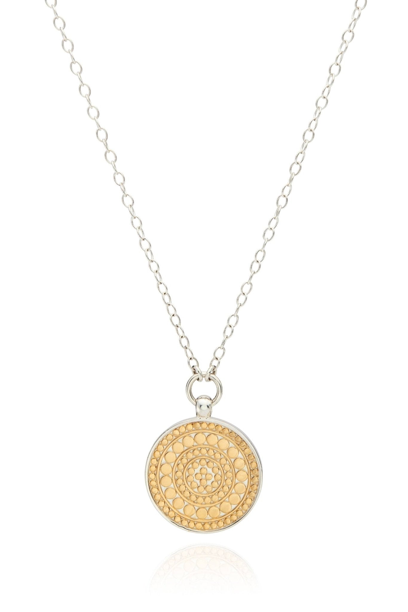 Anna Beck Classic Medium Reversible Disc Pendant 18" - 20" (NK10264 TWT) - Dotique - Anna Beck