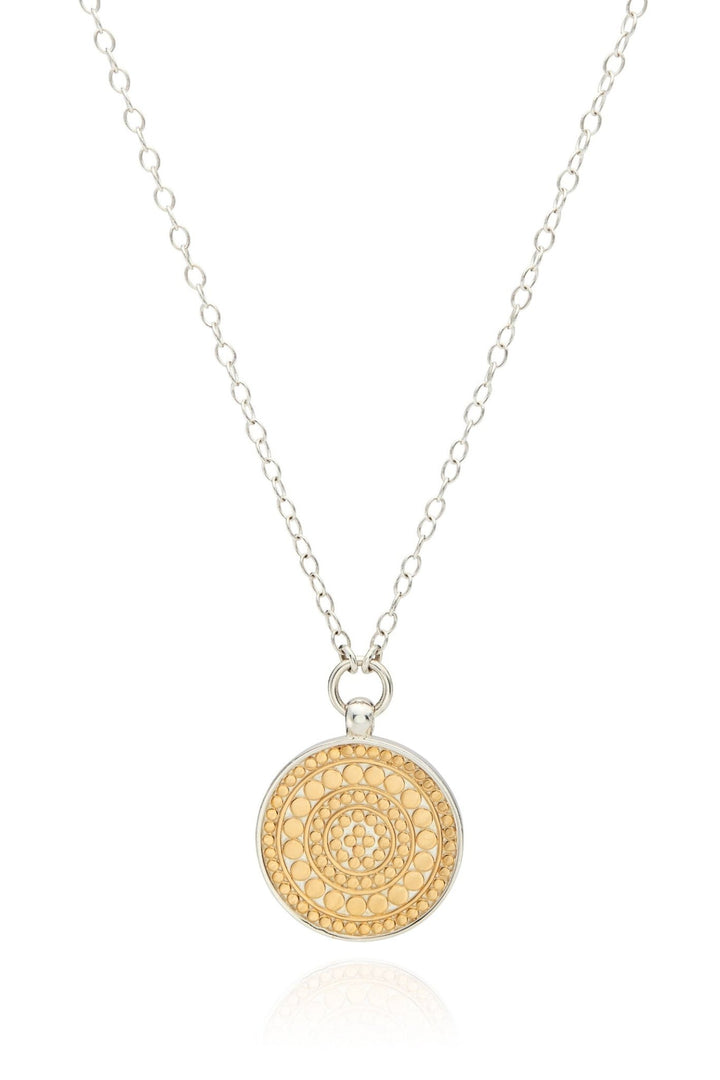 Anna Beck Classic Medium Reversible Disc Pendant 18" - 20" (NK10264 TWT) - Dotique - Anna Beck