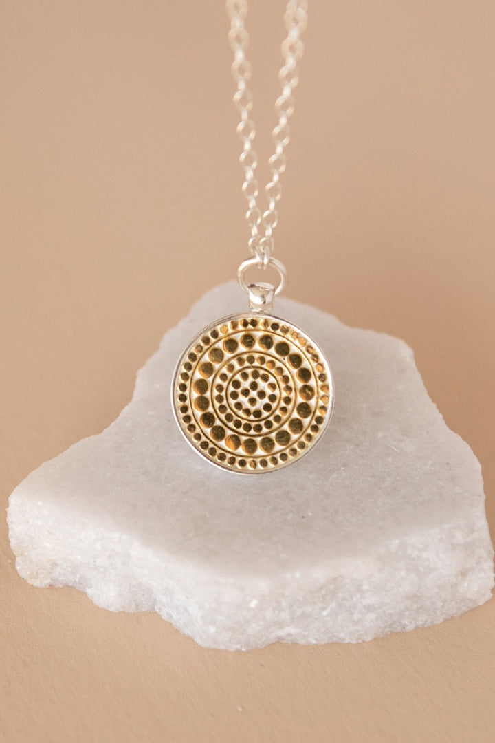 Anna Beck Classic Medium Reversible Disc Pendant 18" - 20" (NK10264 TWT) - Dotique - Anna Beck