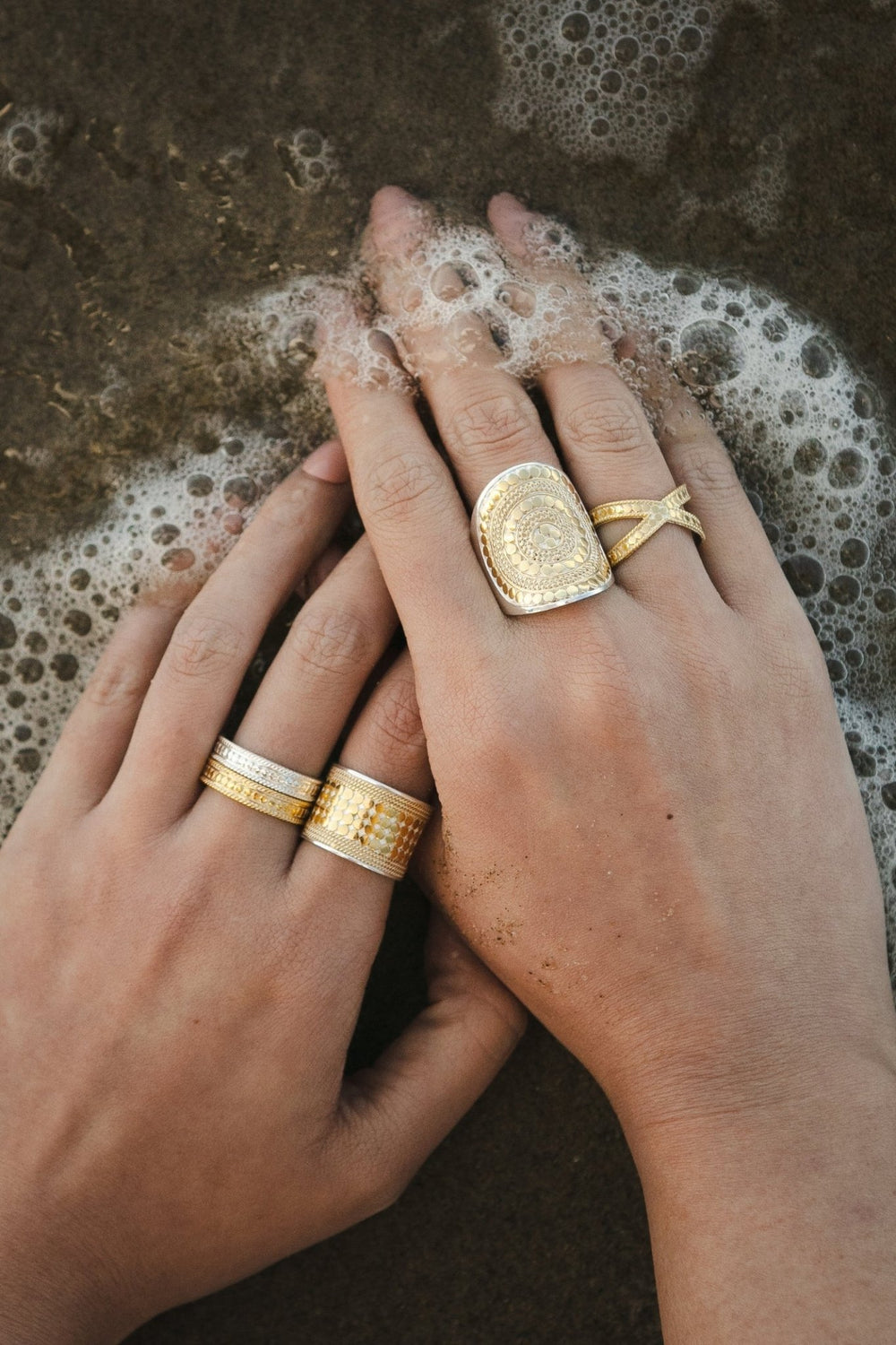Anna Beck Cross Ring - Gold (6460R - GLD) - Dotique - Anna Beck