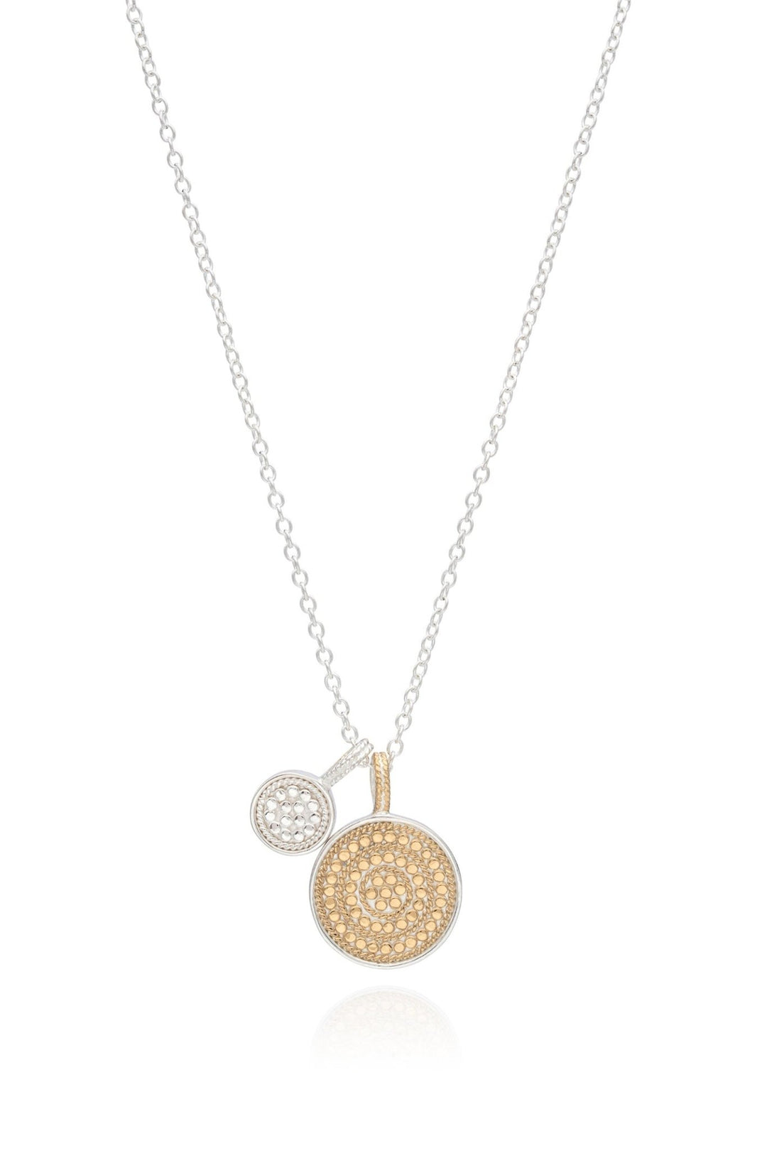 Anna Beck Dual Disc Charity Pendant, 16 - 18" (0698N TWT) - Dotique - Anna Beck