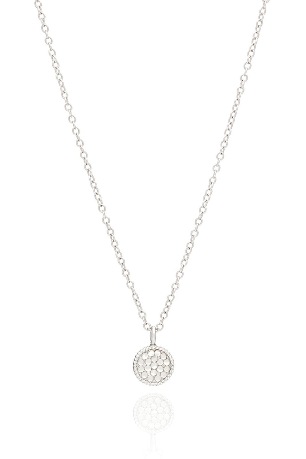 Anna Beck Mini Disc Necklace 16 - 18 (Reversible) - Gold & Silver (0140N - TWT) - Dotique - Anna Beck