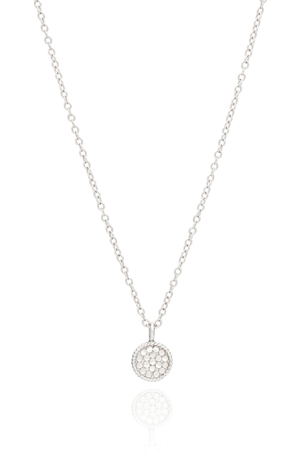 Anna Beck Mini Disc Necklace 16 - 18 (Reversible) - Gold & Silver (0140N - TWT) - Dotique - Anna Beck