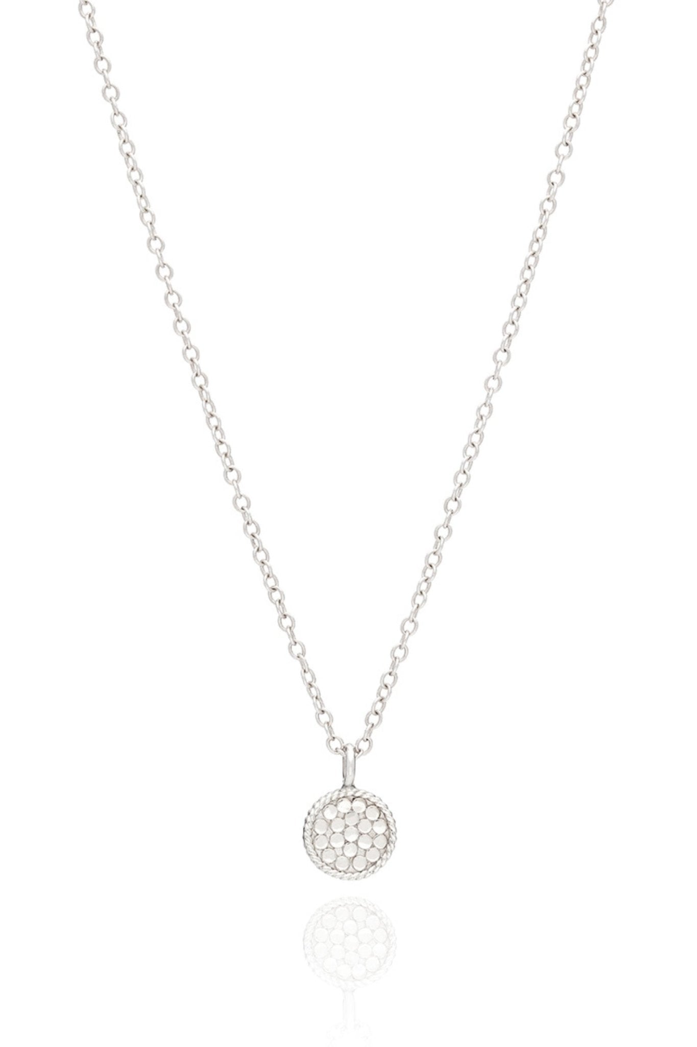 Anna Beck Mini Disc Necklace 16 - 18 (Reversible) - Gold & Silver (0140N - TWT) - Dotique - Anna Beck