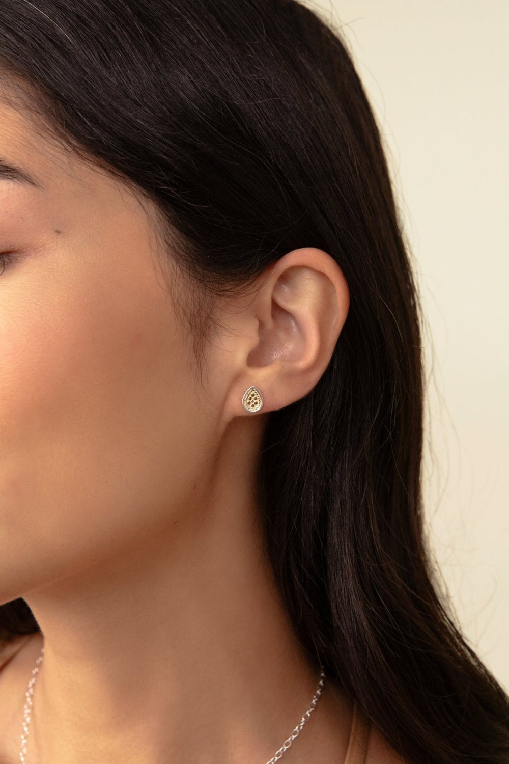 Anna Beck Teardrop Stud Earrings - Gold (1606E - GLD) - Dotique - Anna Beck