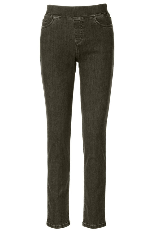 Anna Montana 1001 - 141 Khaki Angelika Jump - In Slim Jeans - Dotique - Anna Montana