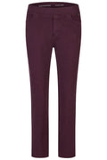 Maroon pants on a white background