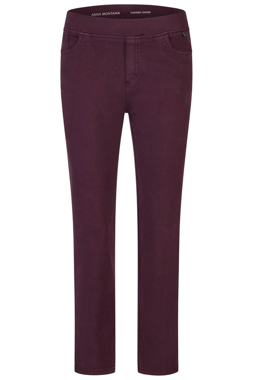 Maroon pants on a white background