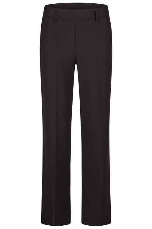 Anna Montana 1065 Angelika Wide Leg Trousers Black by Anna Montana available to shop at Dotique.