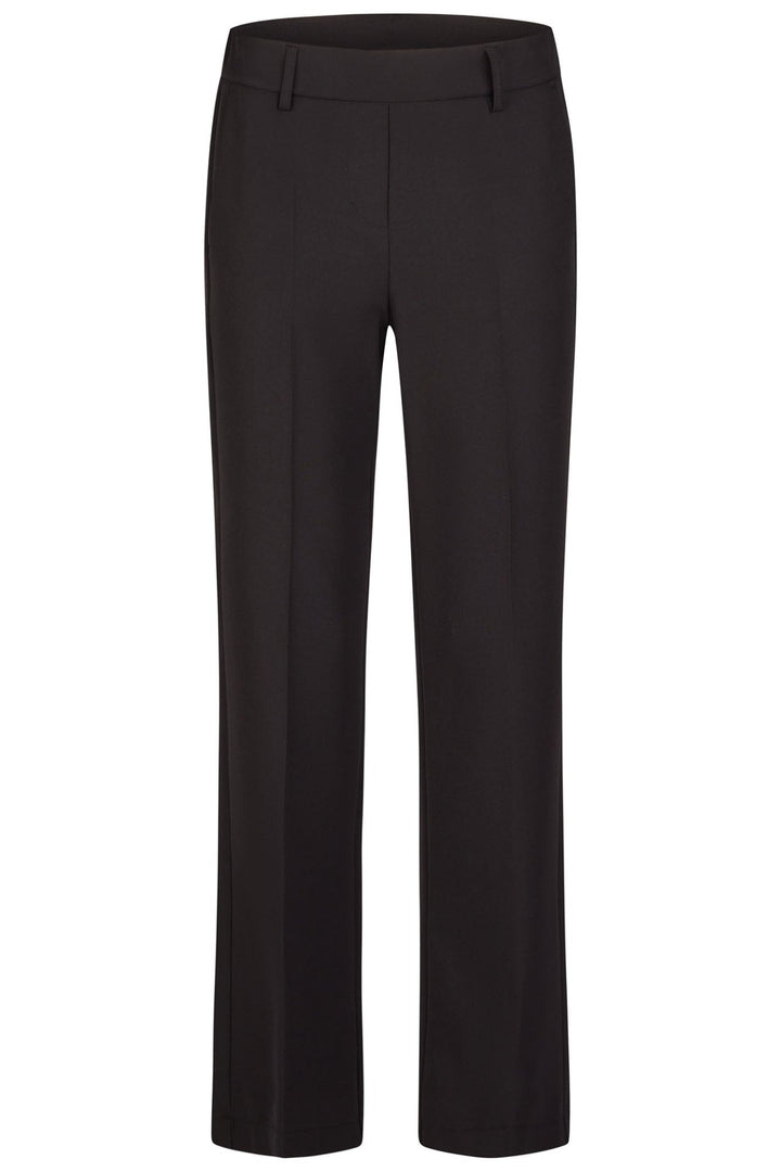 Anna Montana 1065 Angelika Wide Leg Trousers Black - Dotique