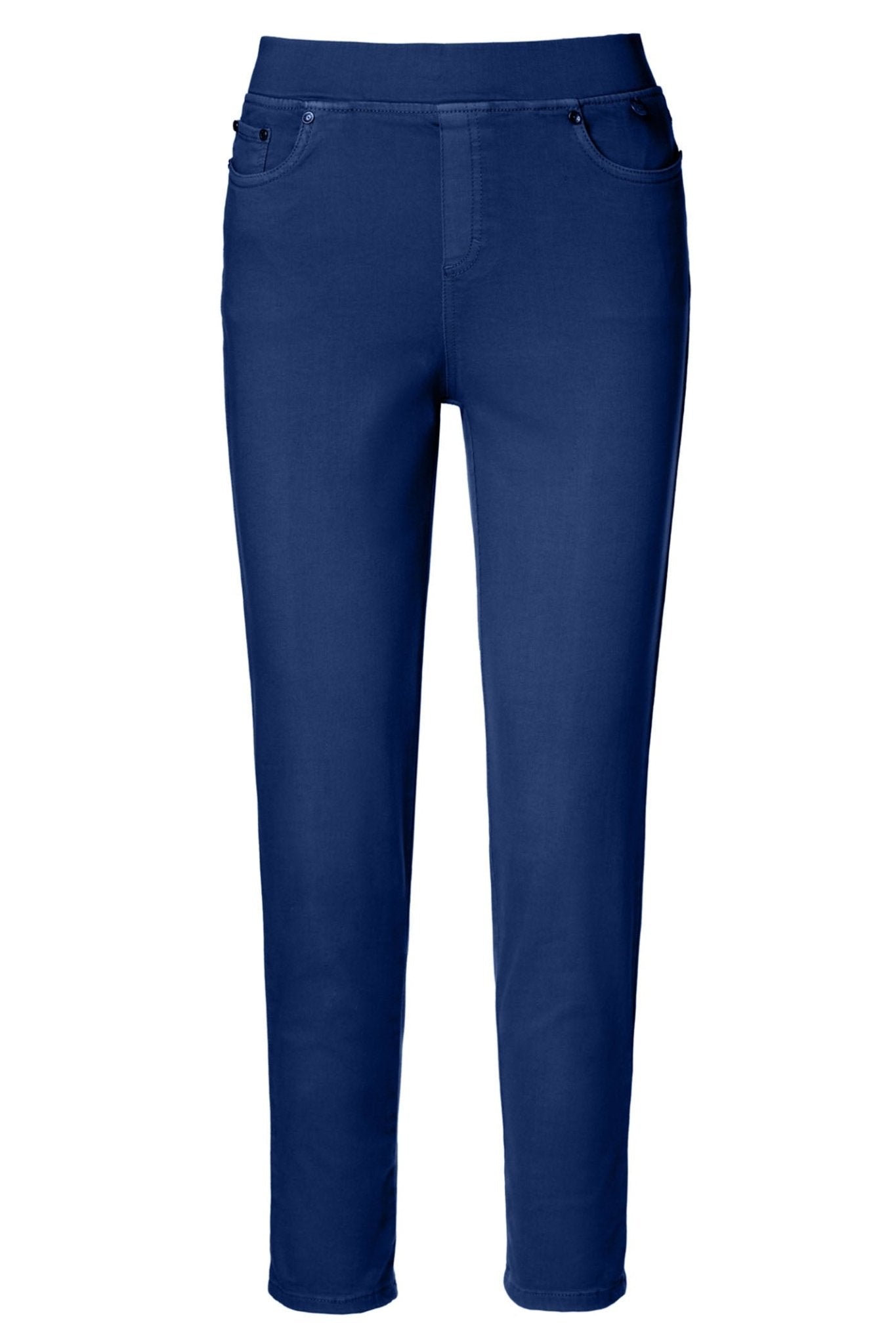 Anna Montana 1106 Jump In 7/8 Rom Jeans Stone Wash Blue - Dotique