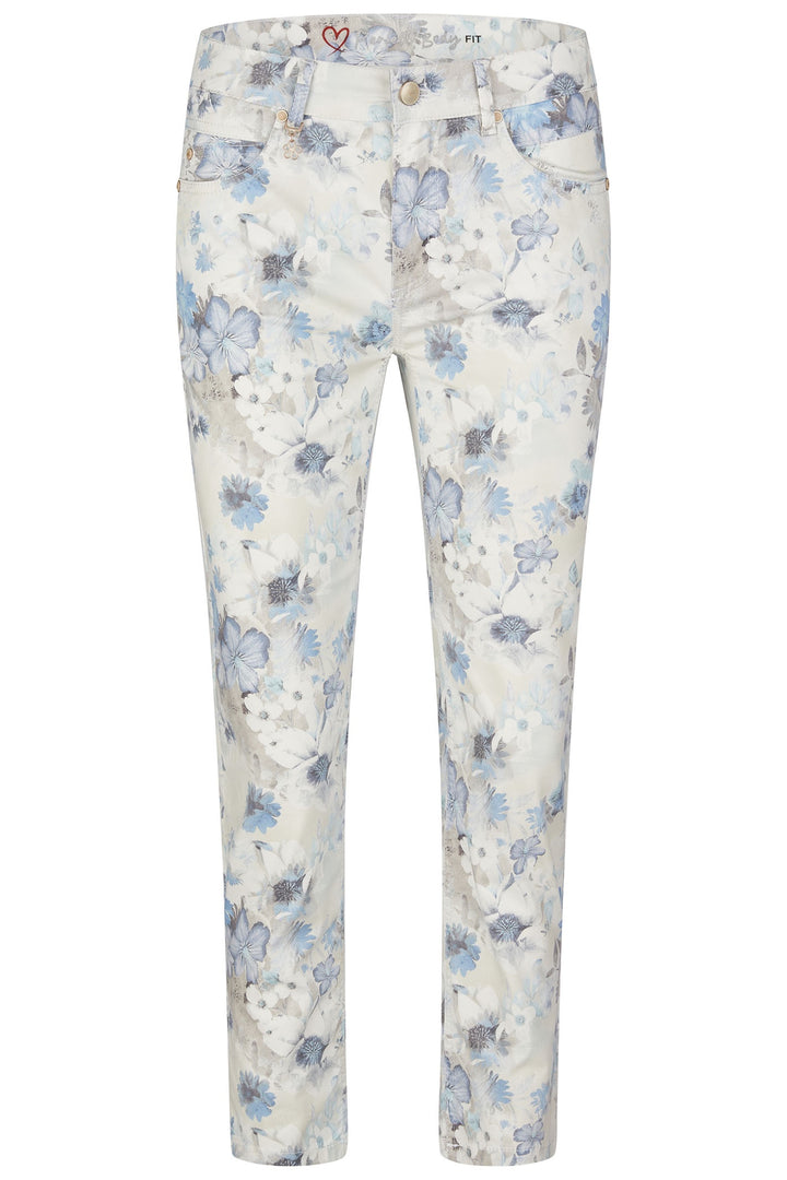 Anna Montana 1295 Angelika Slim Fit 7/8 Madrid Print Jeans - Dotique