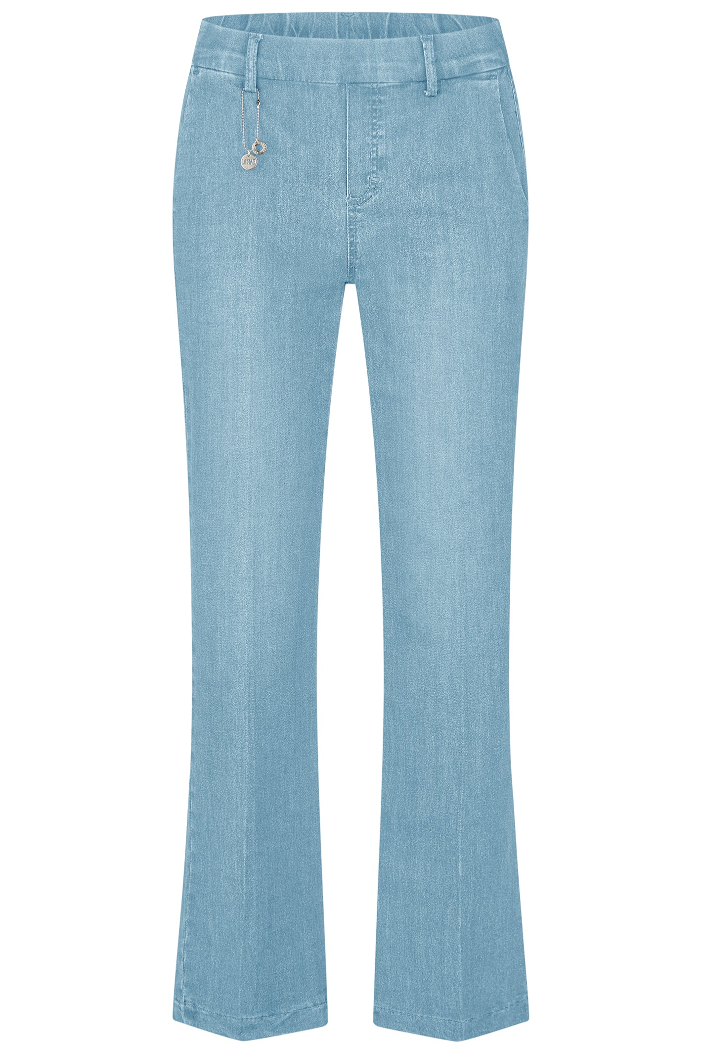 Anna Montana 1045 Mila Wide Flexi Milano Jeans Bleached