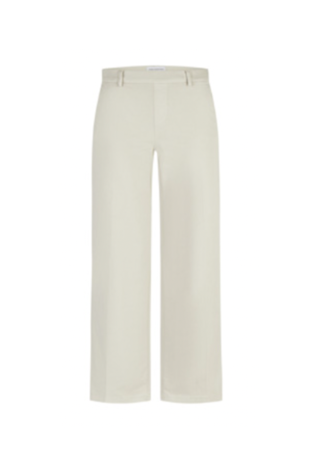 Anna Montana 1045 Mila Wide Flexi Milano Jeans Leinen in light beige wide-leg design by Anna Montana, shop Anna Montana at Dotique.