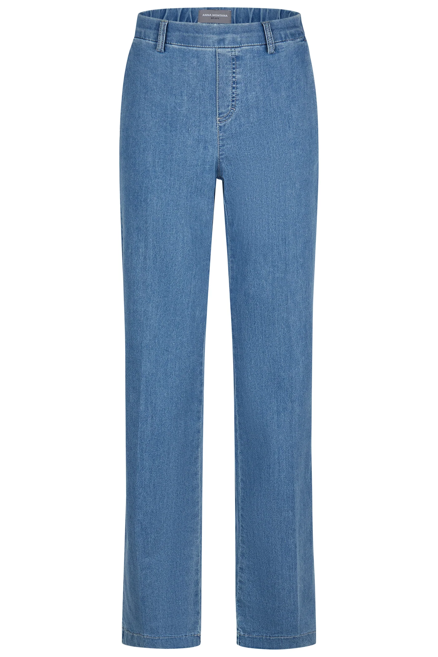 Anna Montana 1045 Mila Wide Flexi Milano Jeans Summer Stone