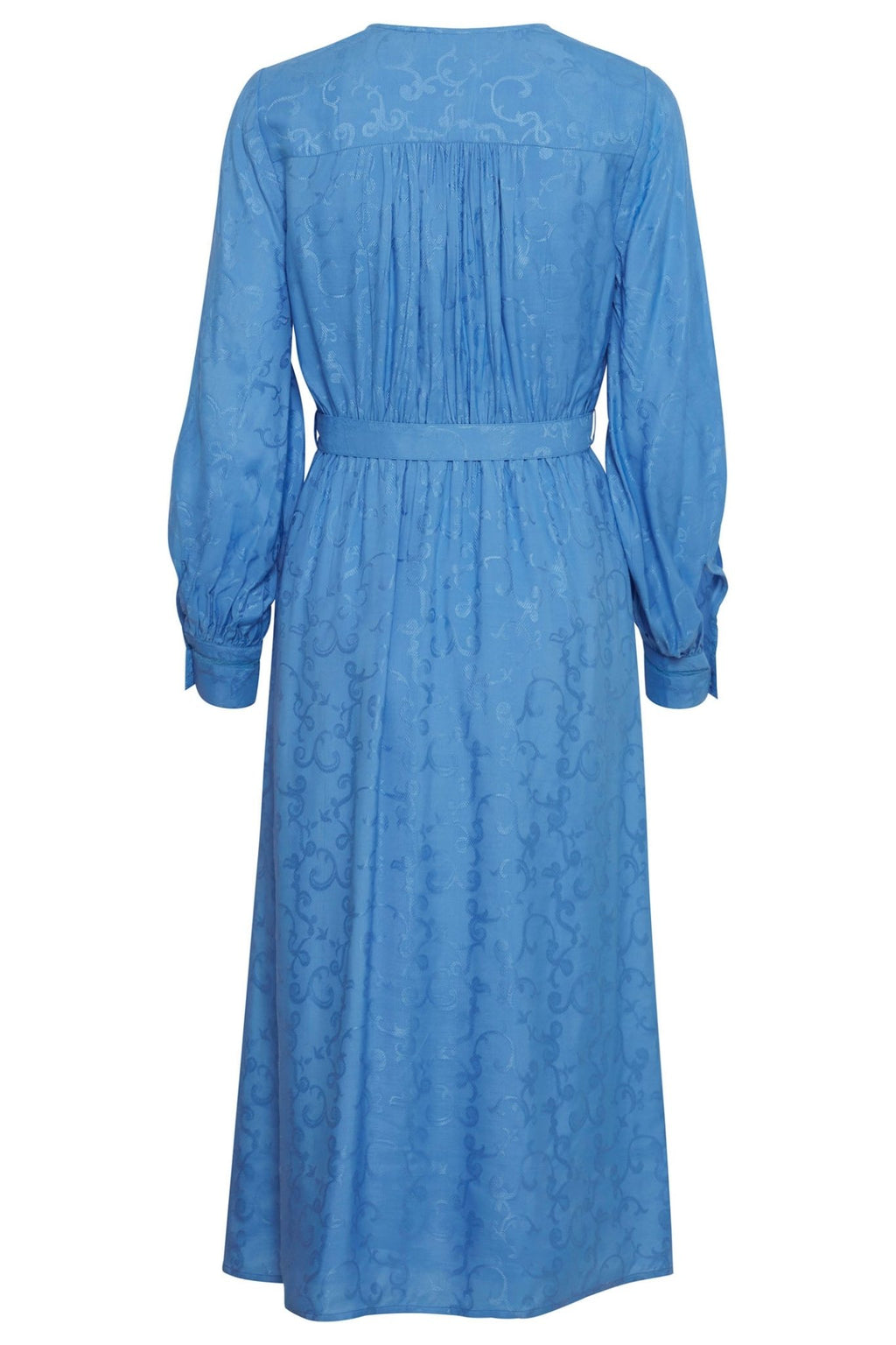 Atelier Reve 20120200 IRLOWLY Marina Blue Long Sleeve Dress - Dotique Chesterfield
