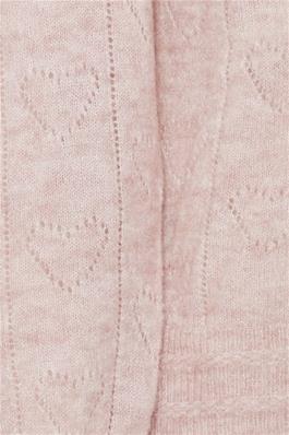 Atelier Reve IRMANON Light Mauve V Neck  Knit Dotique pattern