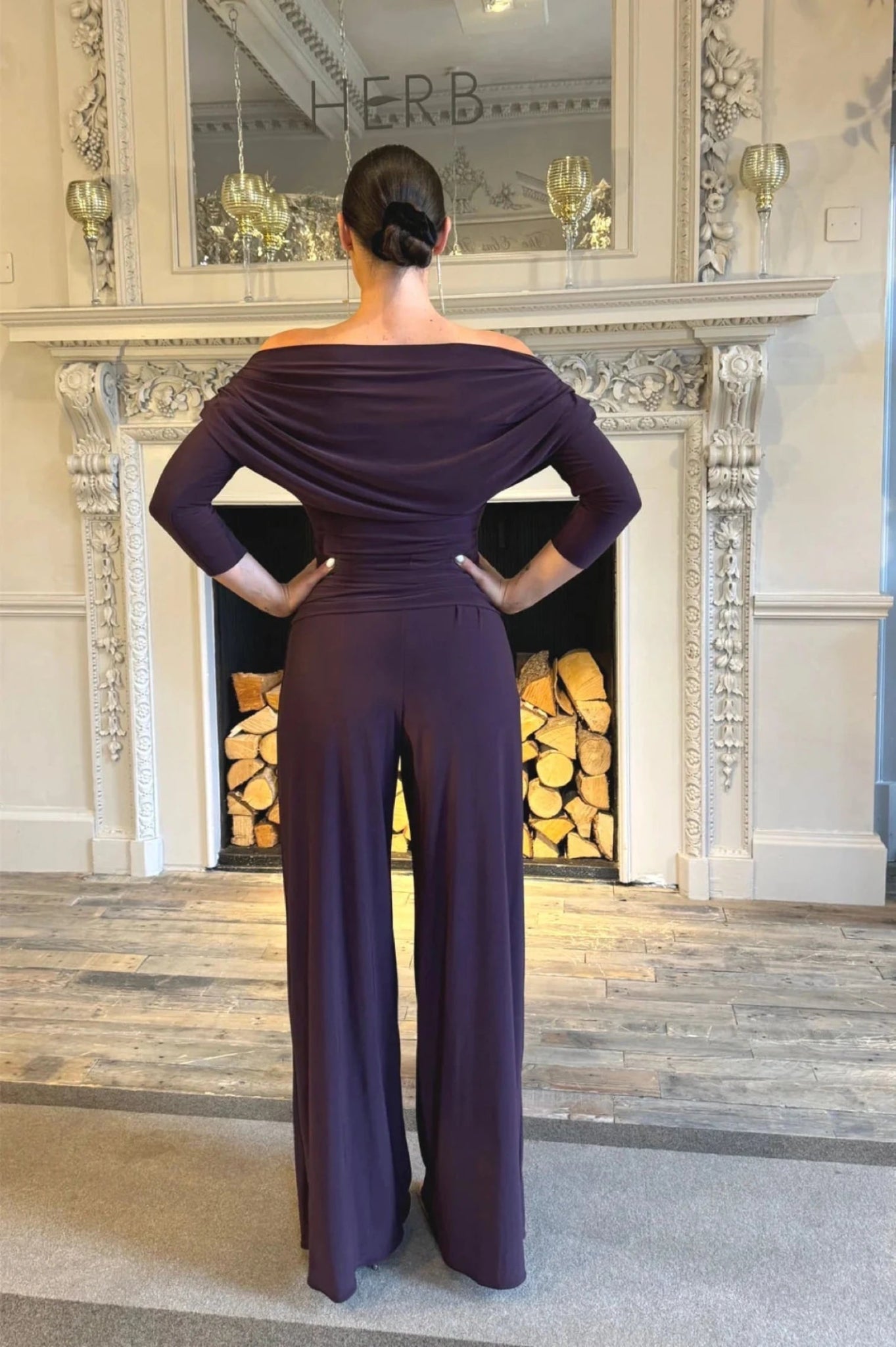 ATOM-LABEL-Carbon-Jersey-Jumpsuit-with-Sleeve-in-Blackcurrant--Regular-Length--2