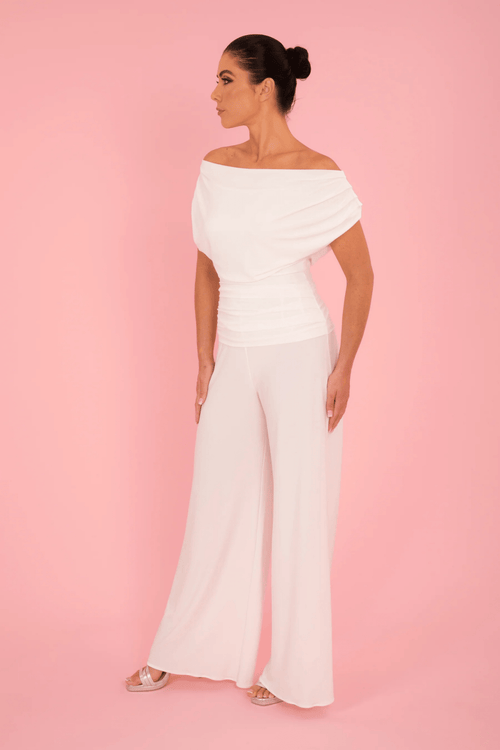 Atom Label SS25 Carbon Jumpsuit in Ivory