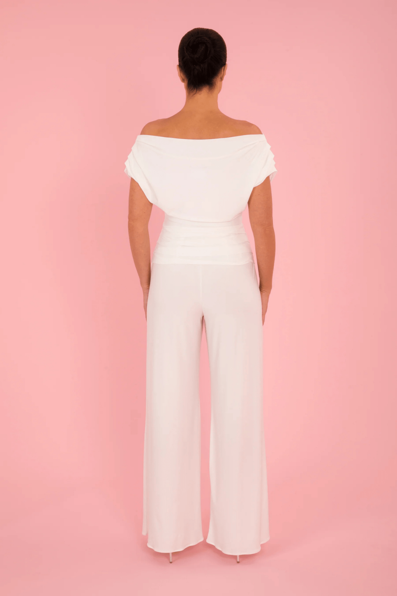 Atom Label SS25 Carbon Jumpsuit in Ivory