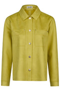 Barbara Lebek 35080052 Yellow Suede Feel Lightweight Jacket - Dotique - Barbara Lebek