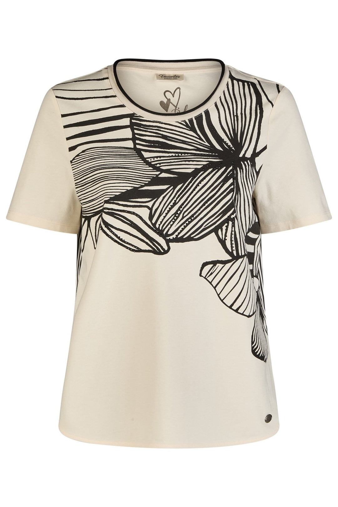 Barbara Lebek 75770052 Panna Cotta T-Shirt - Dotique