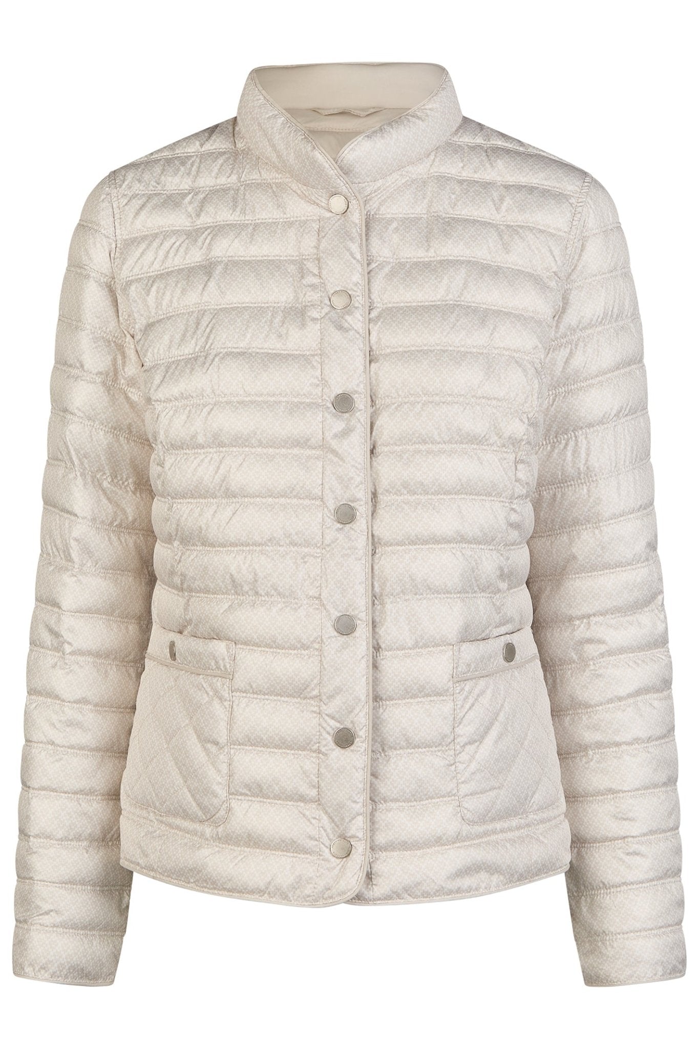 Barbara Lebek Reversible Quilted Jacket Sand 7070052 - Dotique