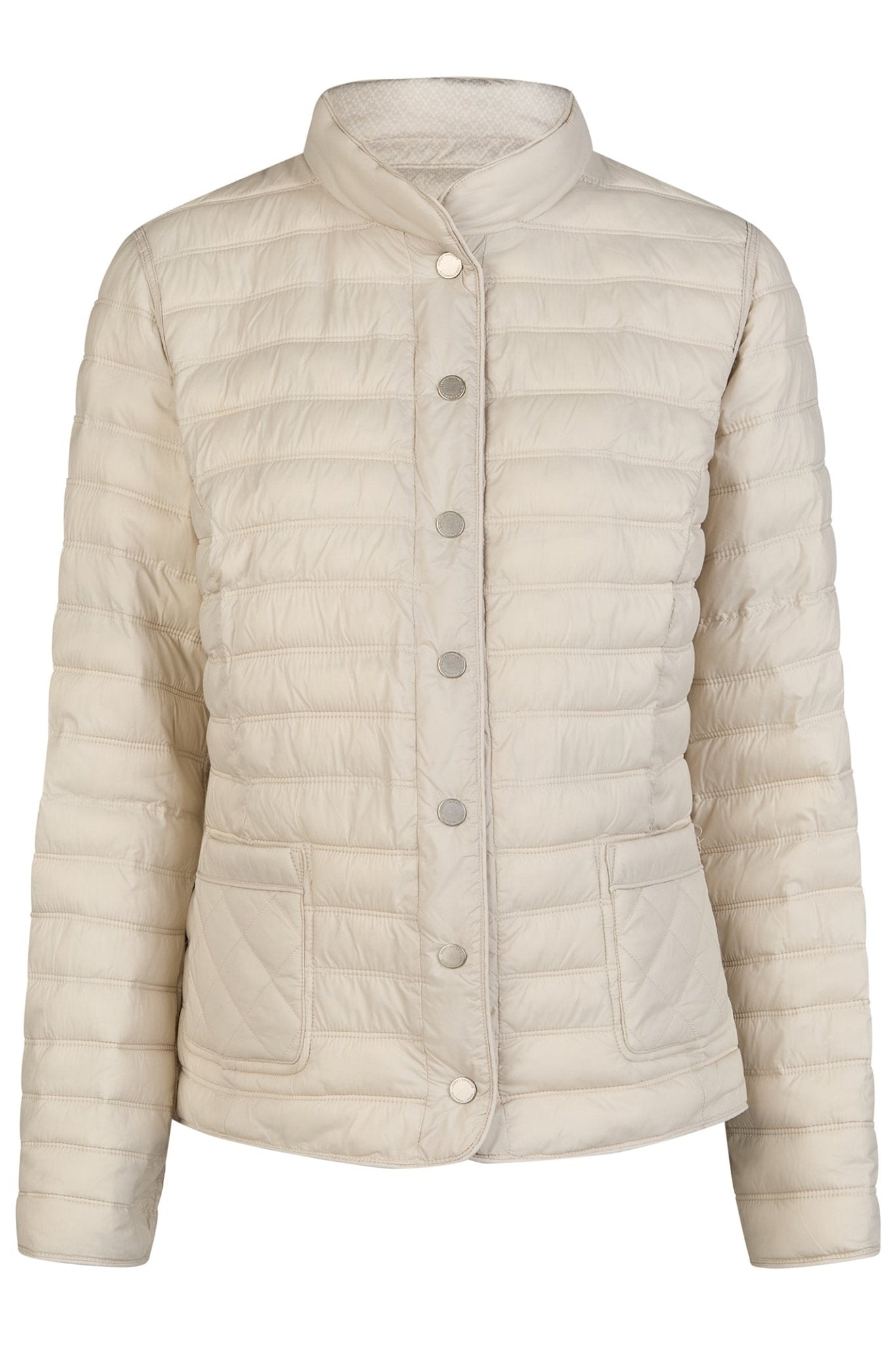 Barbara Lebek Reversible Quilted Jacket Sand 7070052 - Dotique