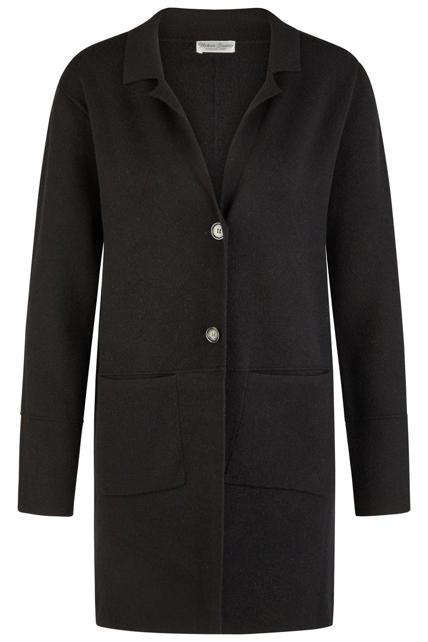 Barbara Lebek Two Button Coat Black 26850042 - Dotique - Barbara Lebek