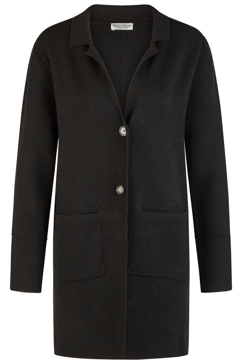 Barbara Lebek Two Button Coat Black 26850042 - Dotique - Barbara Lebek