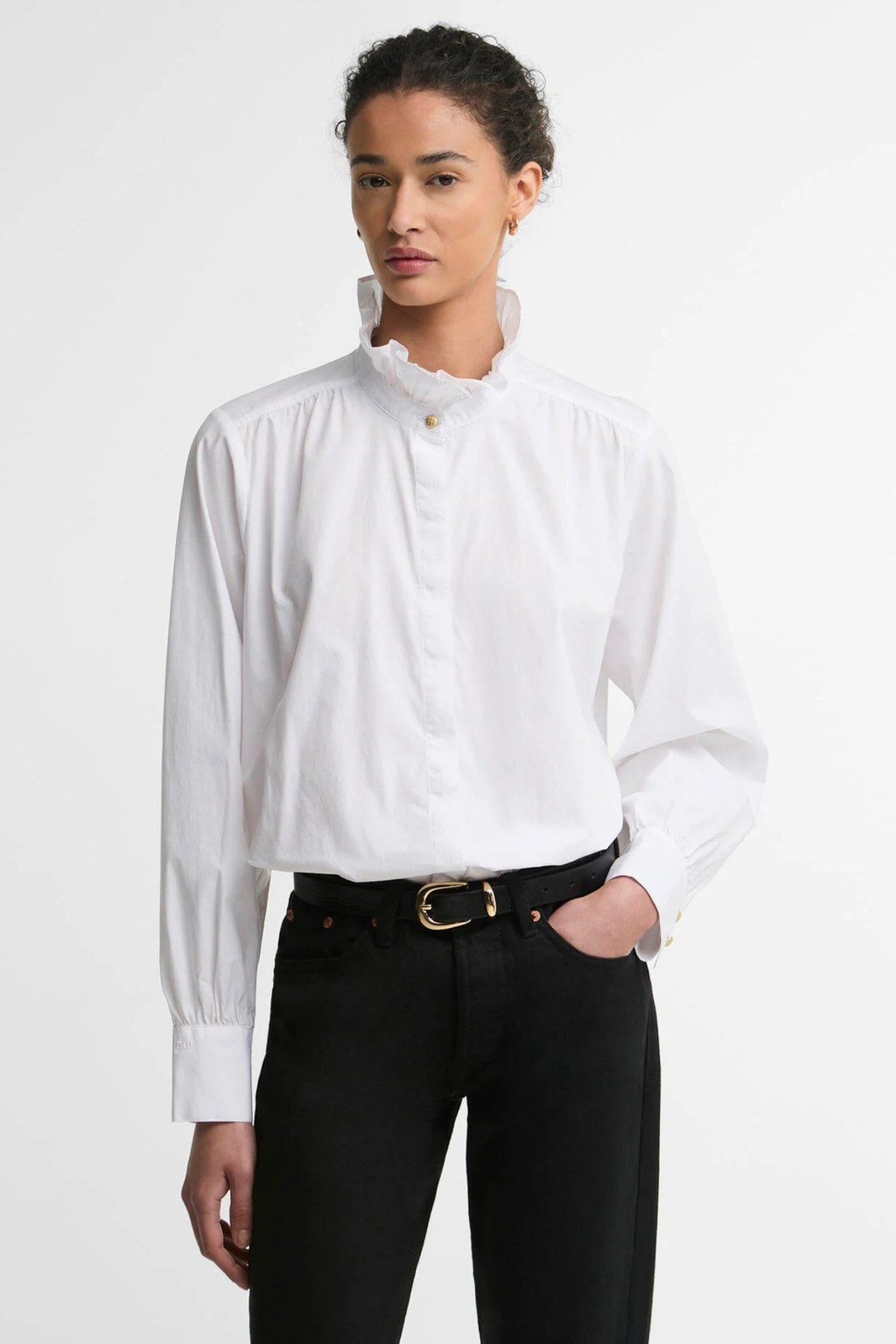 Barbour Adina Shirt White LSH1785