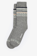 Barbour Anaise Sock Grey LSO0131 grey patterned socks Shop Barbour at Dotique
