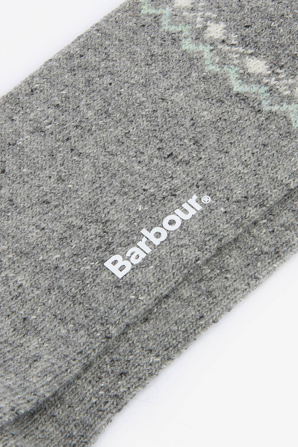 Barbour Anaise Sock Grey LSO0131 close up Shop Barbour at Dotique