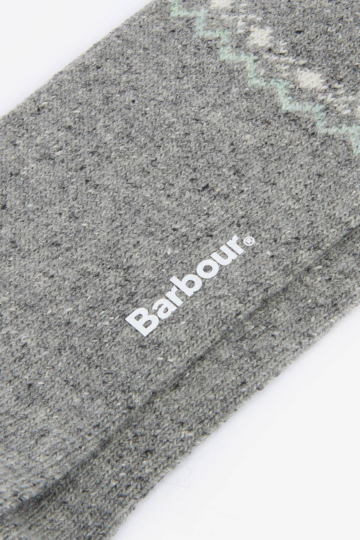 Barbour Anaise Sock Grey LSO0131 close up Shop Barbour at Dotique