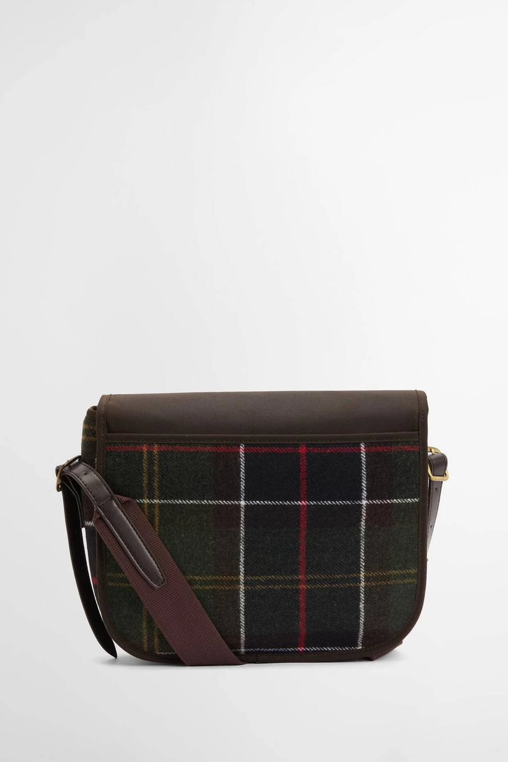 Barbour Cromarty Bag Classic Olive Green LBA0479 tartan crossbody bag Shop Barbour at Dotique