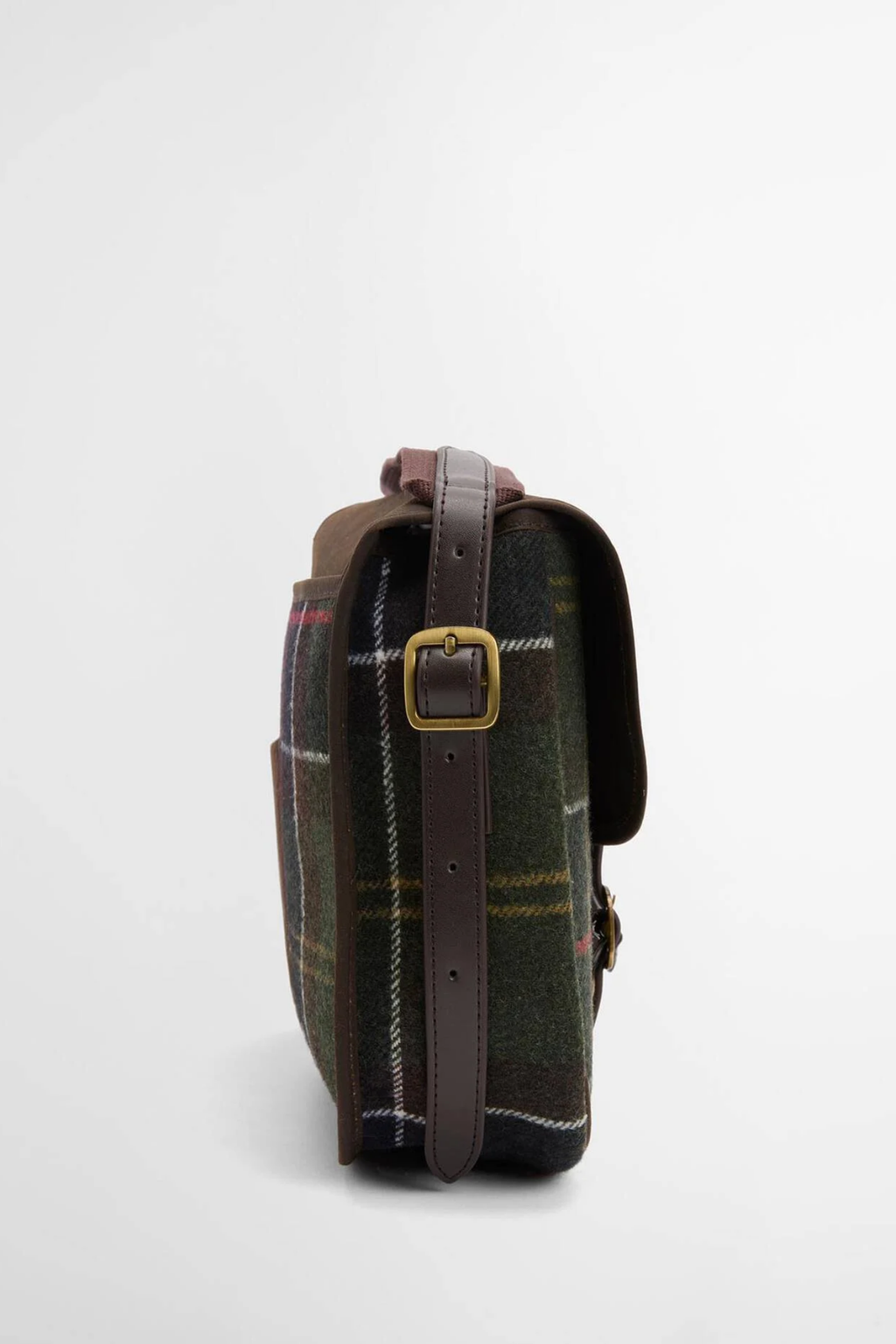 Barbour Cromarty Bag Classic Olive Green LBA0479 side view Shop Barbour at Dotique