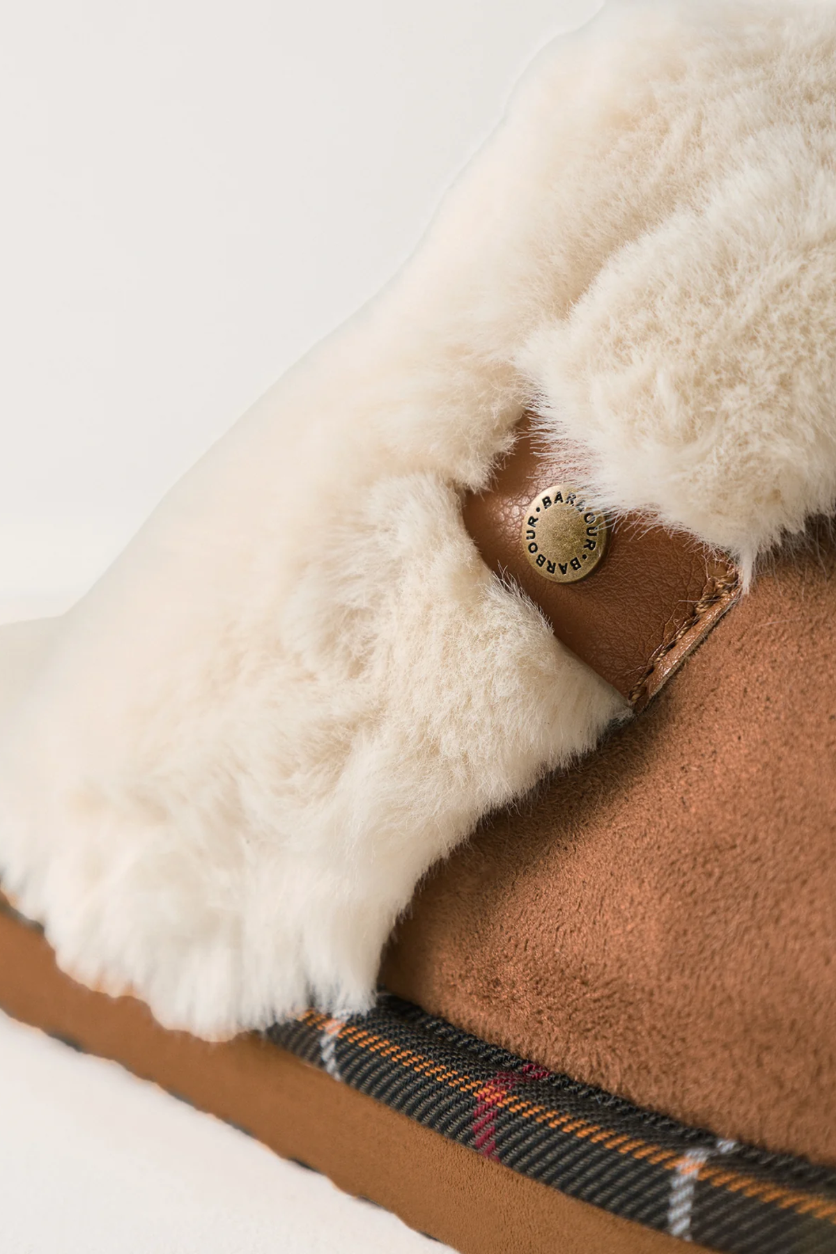 Barbour Claudia Mule Slipper Camel LSL0033
