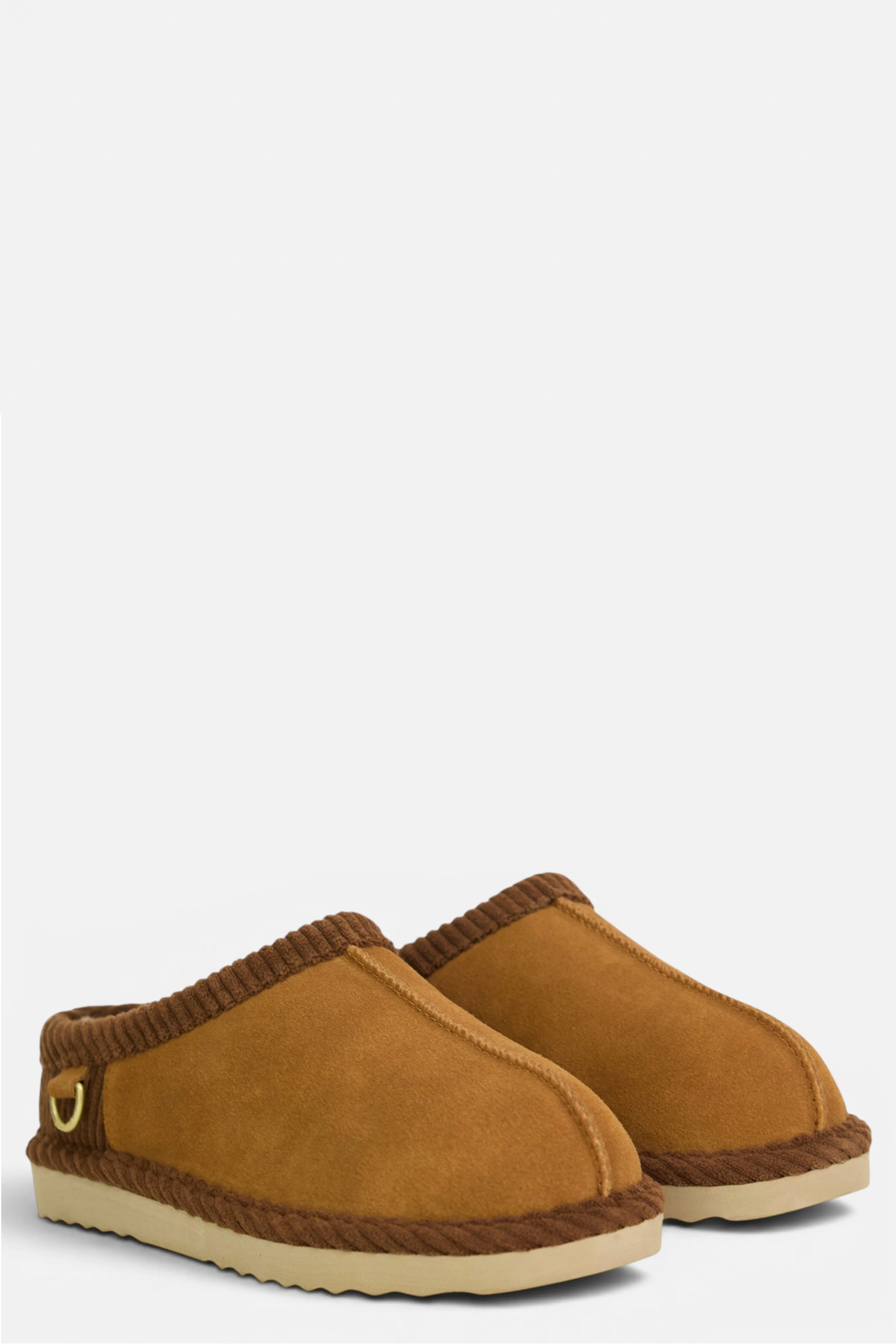 Barbour Corbridge Slipper Tan Suede LSL0039