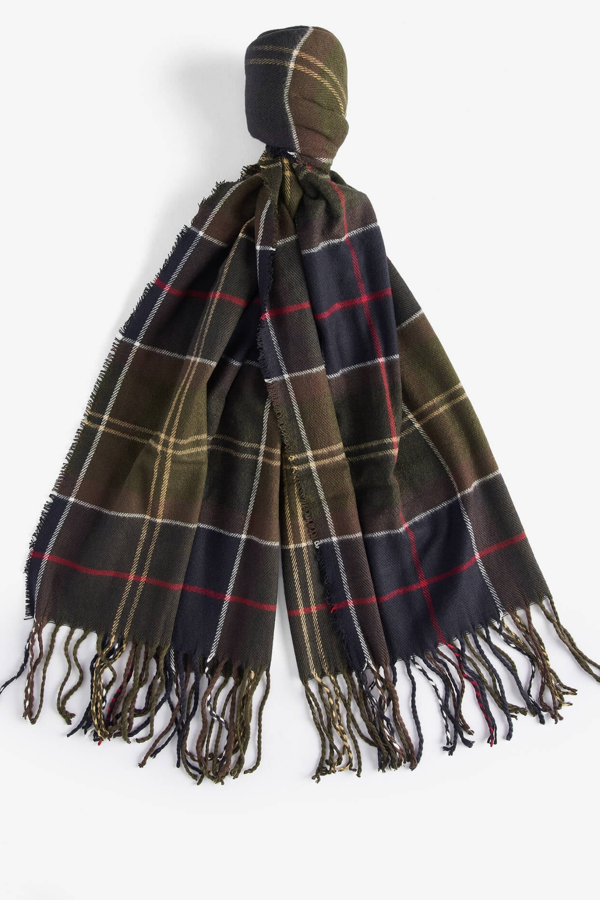Barbour Dover Beanie & Hailes Scarf Gift Set Classic Tartan LGS0054