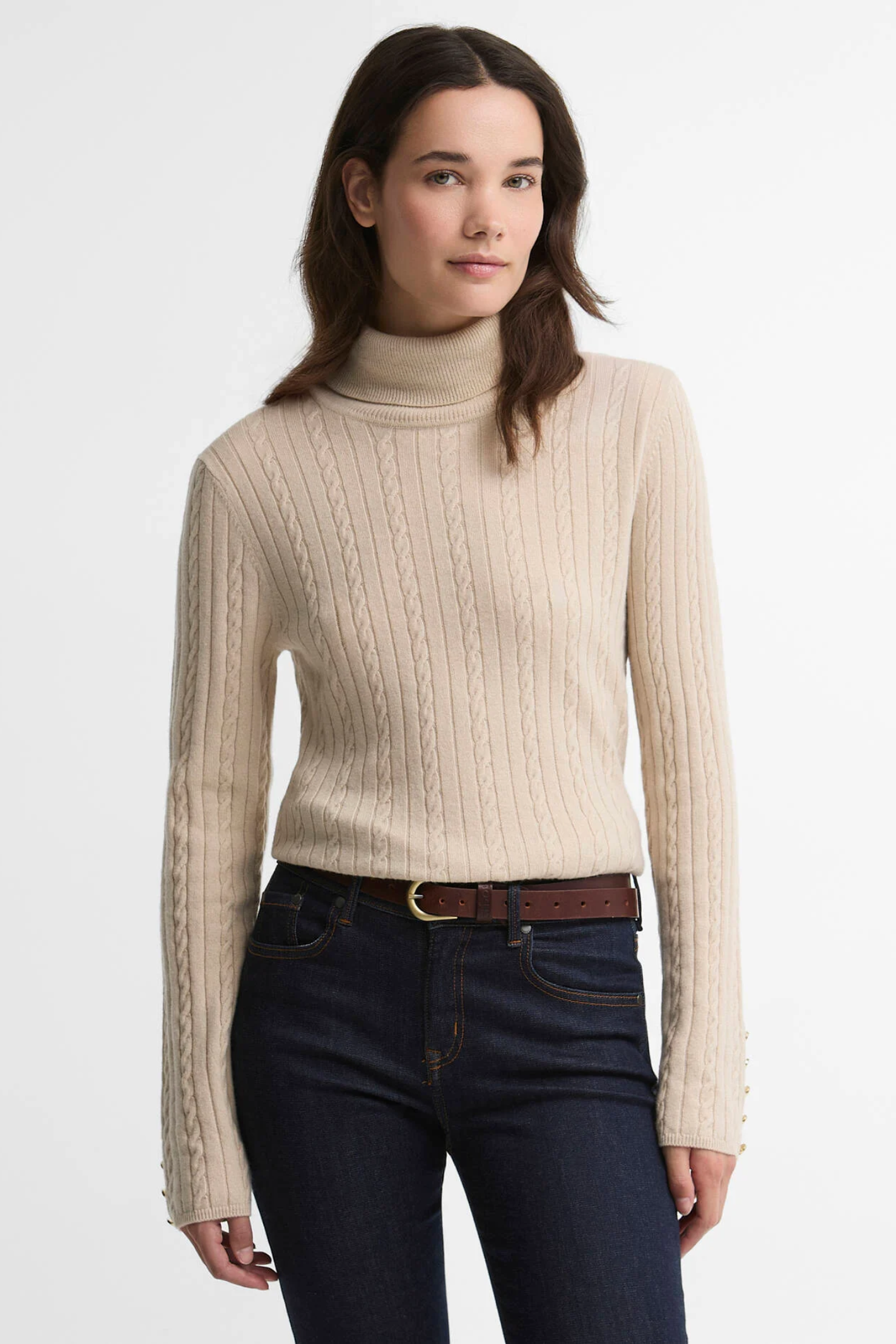 Barbour Georgette Knitted Jumper Birch LKN1800