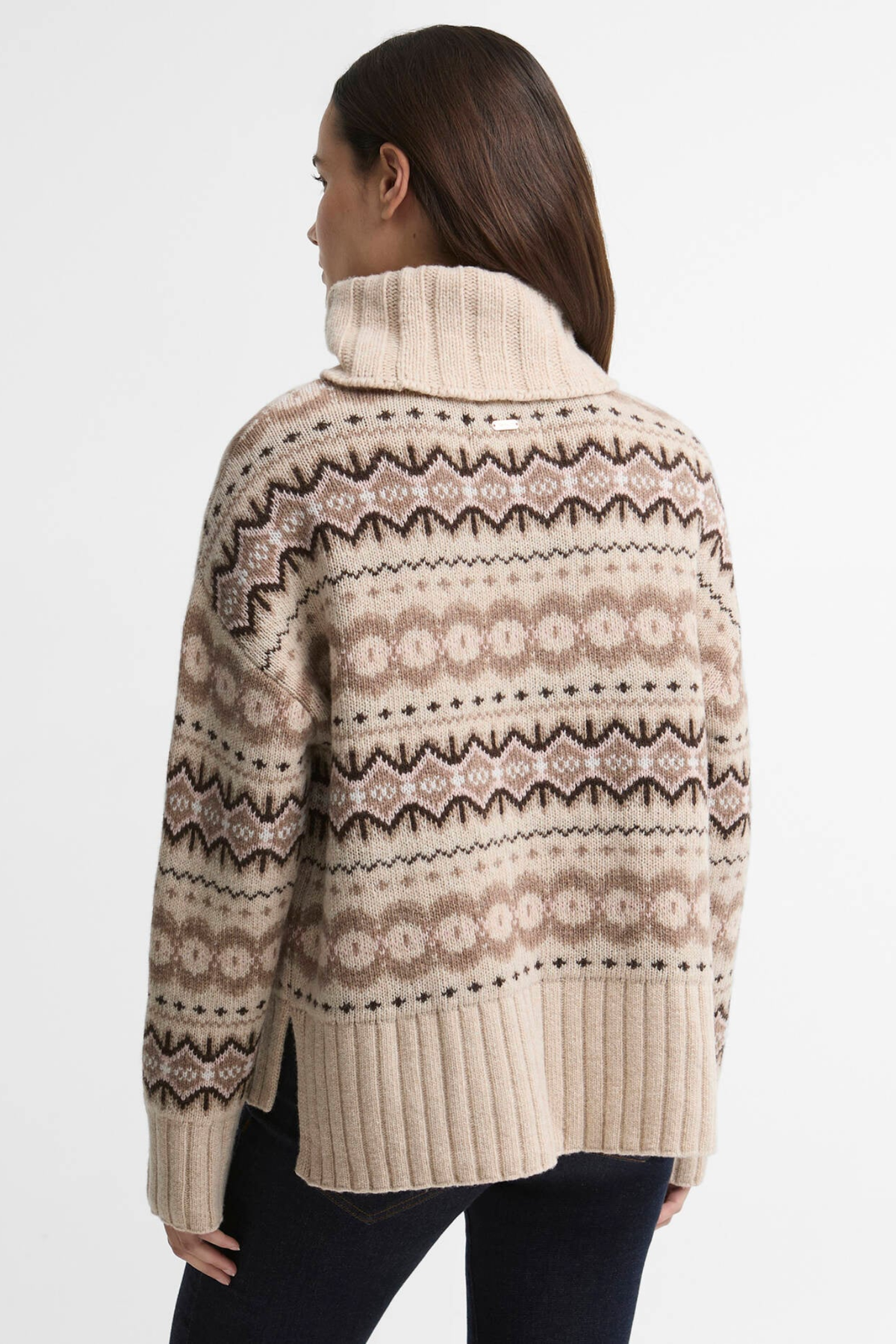 Barbour Helen Knitted Jumper Birch Multi LKN1560