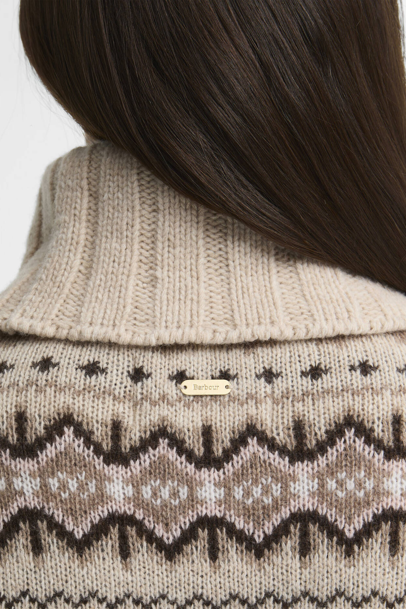 Barbour Helen Knitted Jumper Birch Multi LKN1560