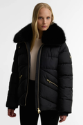 Barbour International Cyrus Puffer Jacket Black LQU1938