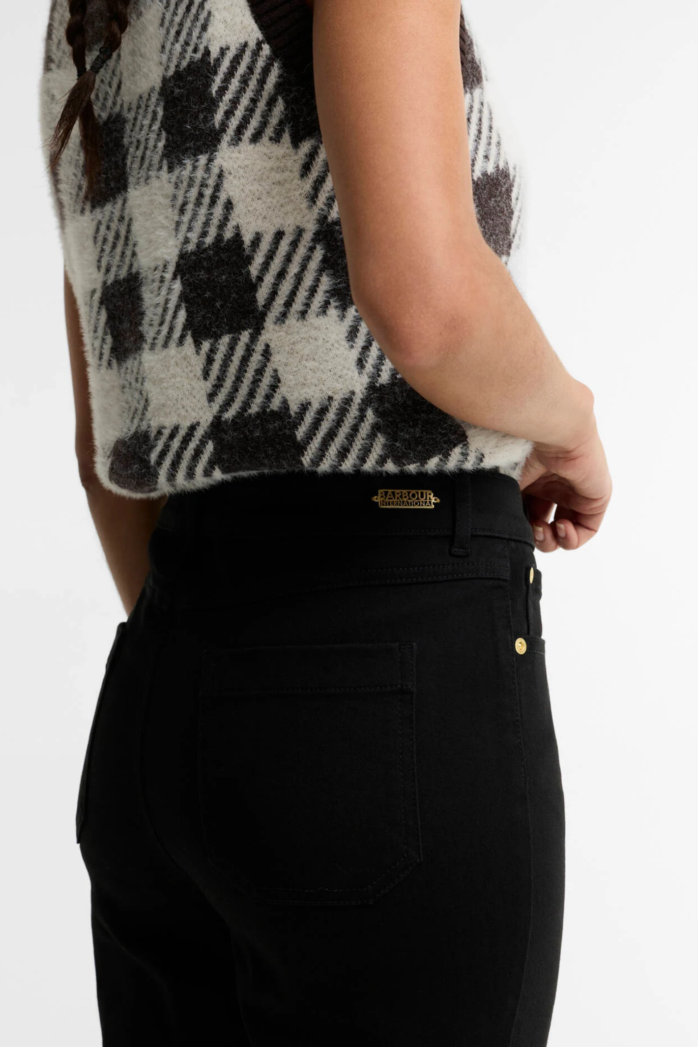 Barbour International Gabriette Skinny Jean Black LTR0447