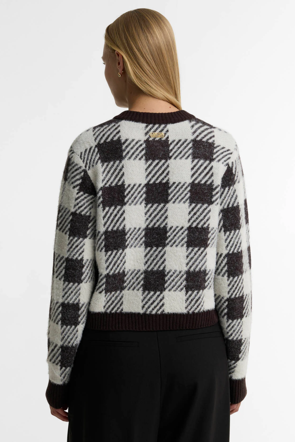 Barbour International Halina Knitted Cardigan Truffle Multi LKN1855